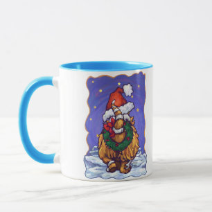 Ginger Cat Christmas Tasse