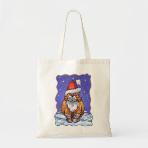 Ginger Cat Christmas Tragetasche