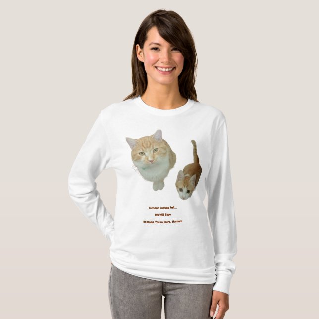 Ginger Cat Foto, Erstellen Sie Ihre eigenen, Gesch T-Shirt (Vorne ganz)