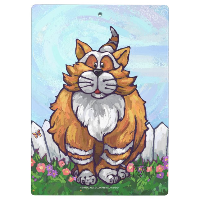 Ginger Cat Geschenke & Accessoires Klemmbrett (Rückseite)