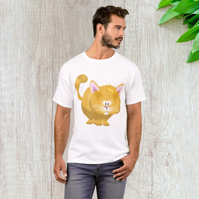 Ginger Cat Mens T - Shirt (Von Creator hochgeladen)
