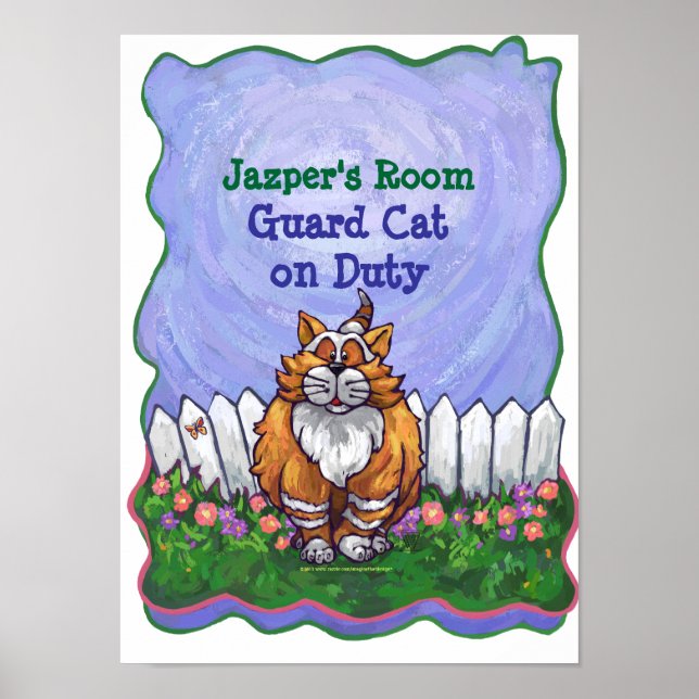 Ginger Cat My Room Poster (Vorne)
