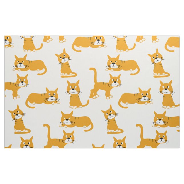 Ginger Cat Posen Stoff (Fat Quarter (45,7 x 55,9 cm))