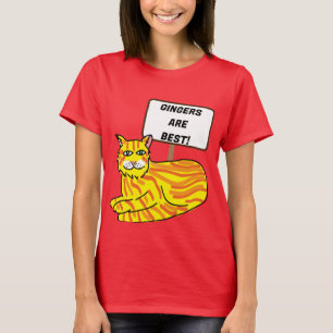 Ginger Cat Rothaarspinner auburn orange T-Shirt