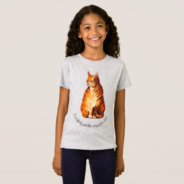 Ginger Cat T - Shirt (Vorne ganz)