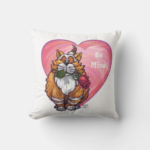 Ginger Cat Valentine's Day Kissen