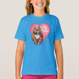 Ginger Cat Valentine's Day T-Shirt