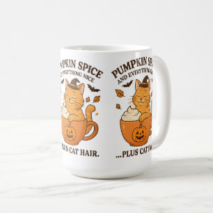 Ginger Cat Witch - Niedliches Halloween-Design mit Kaffeetasse
