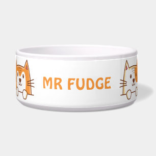 Ginger Cats Niedlich Personalisiert Bowl Napf