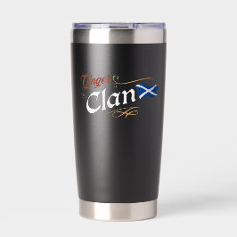 Ginger Clan Scottish Flag Funny Redhead Heritage Thermobecher