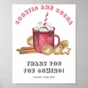 Ginger COOKIES WITH COCOA - Danke für Ihren Besuch Poster