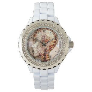 Ginger Cyborg Babe Armbanduhr