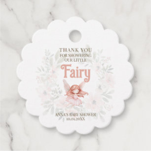 Ginger Fairy Baby Shower Vielen Dank Geschenkanhänger
