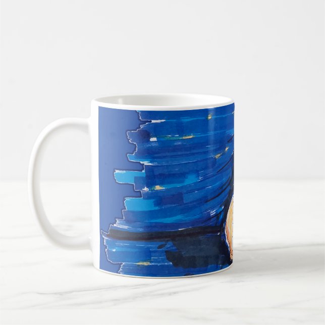 Ginger Gamer Cat Kaffeetasse (Links)