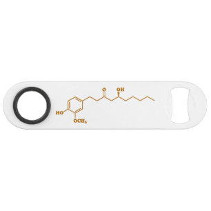 Ginger Gingerol Molecule Chemische Formel Speed Flaschenöffner
