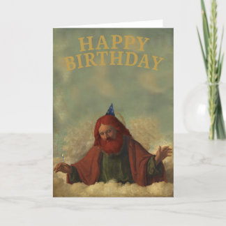 Ginger God Birthday Card Karte