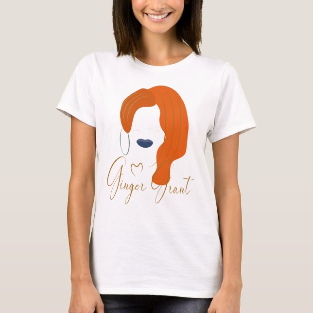 Ginger Grant Rotes Haar T-Shirt (Vorderseite)