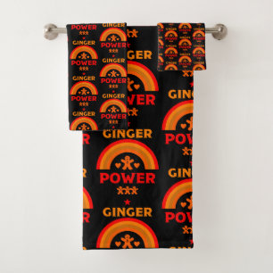 Ginger Hair Pride Badhandtuch Set