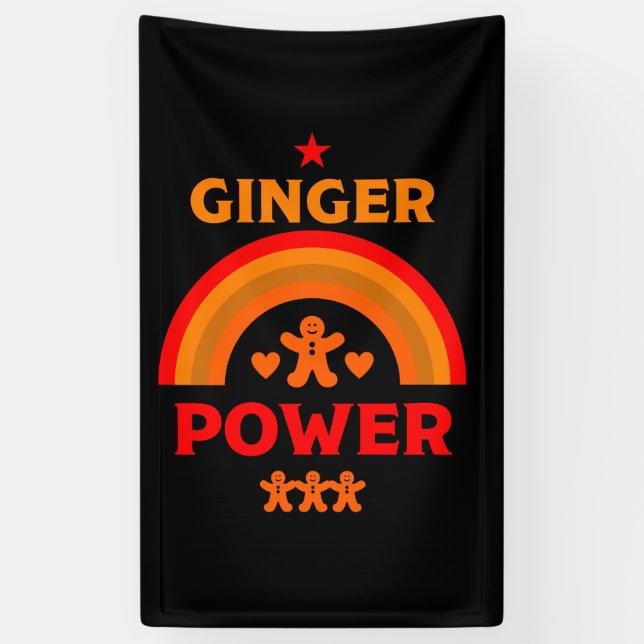 Ginger Hair Pride Banner (Vertikal)