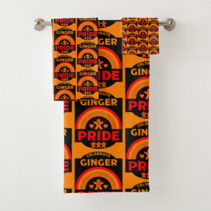 Ginger Haired Pride Badhandtuch Set