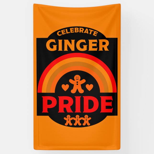 Ginger Haired Pride Banner (Vertikal)