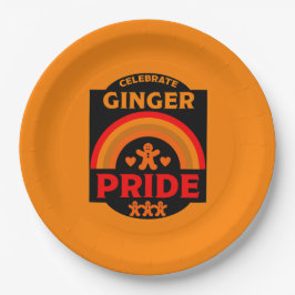 Ginger Haired Pride Pappteller