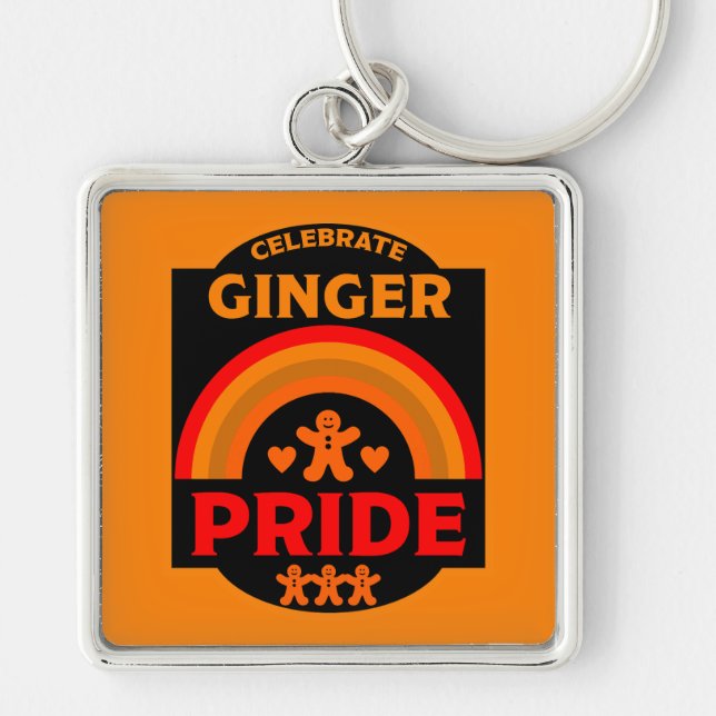 Ginger Haired Pride Schlüsselanhänger (Vorne)