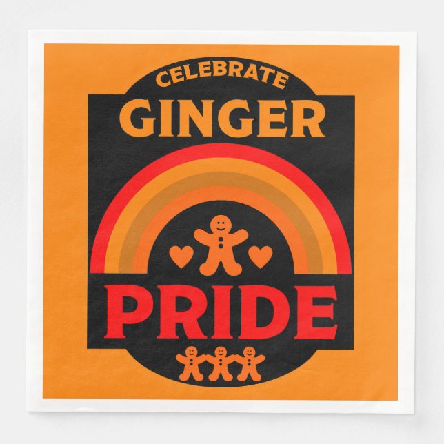 Ginger Haired Pride Serviette (Vorderseite)