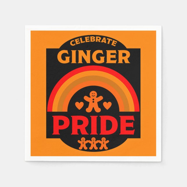 Ginger Haired Pride Serviette (Vorderseite)