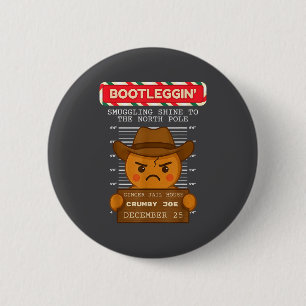 Ginger Jailhouse Weihnachts Humor Lebkuchen Paar Button