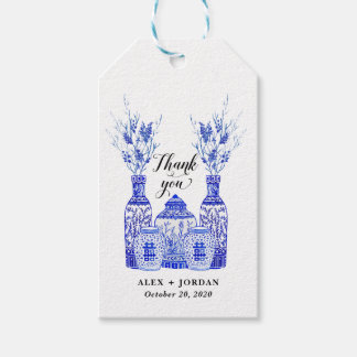 Ginger Jar Danke Ihnen Tags Geschenkanhänger
