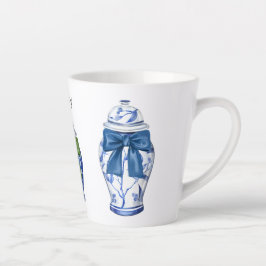 Ginger Jars Bows Chinoiserie Kaffee Milchtasse