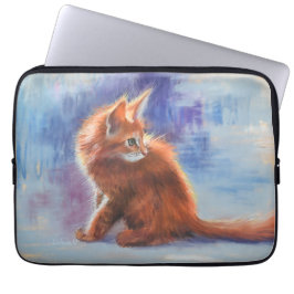 Ginger Kitten in Pastel Light Laptopschutzhülle