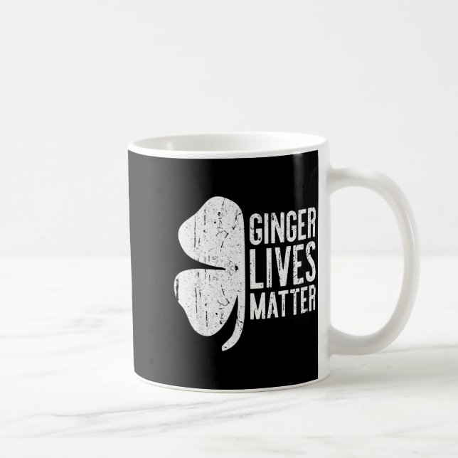 Ginger Lives Shirt Irish Men Women St Patricks Day Kaffeetasse (Rechts)
