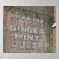 Ginger-Mint Julep Sign