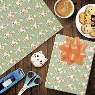 Ginger Orange Cat Funny Toilet Paper Geschenkpapier