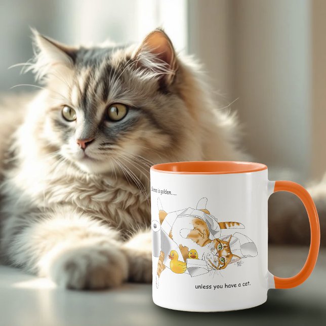 Ginger Orange Cat Funny Toilet Paper Tasse (Von Creator hochgeladen)