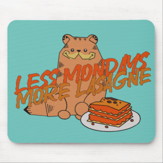 Ginger Perserkatze Lasagne  Mousepad