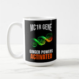 Ginger Powers Activated DNA Mutant Funny Redhead Kaffeetasse