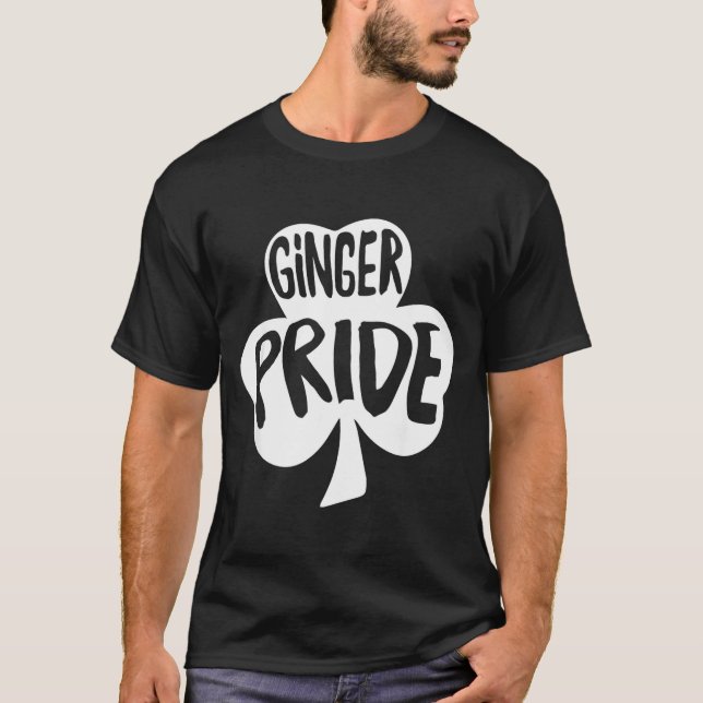 Ginger Pride Funny St Patricks Day Shirt Irish  (Vorderseite)