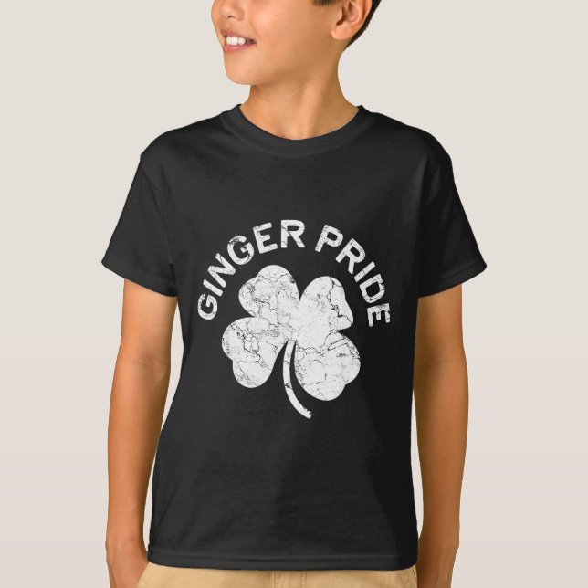 Ginger Pride Shirt Irish Men Women St Patricks Day (Vorderseite)