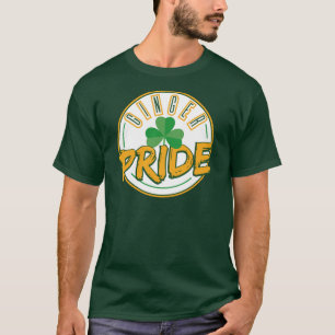 Ginger Pride St Patrick's Day Clover Leaf Kleeblat T-Shirt