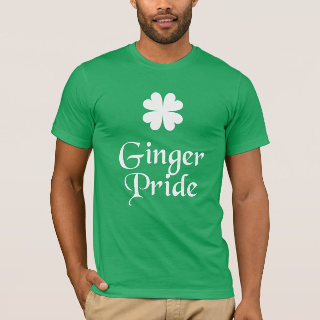 Ginger Pride - St Patricks Day T-Shirt (Vorderseite)