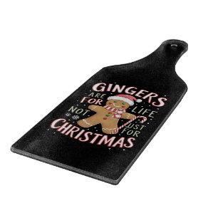 Ginger sind nicht nur für Weihnachtslustige fürs L Schneidebrett