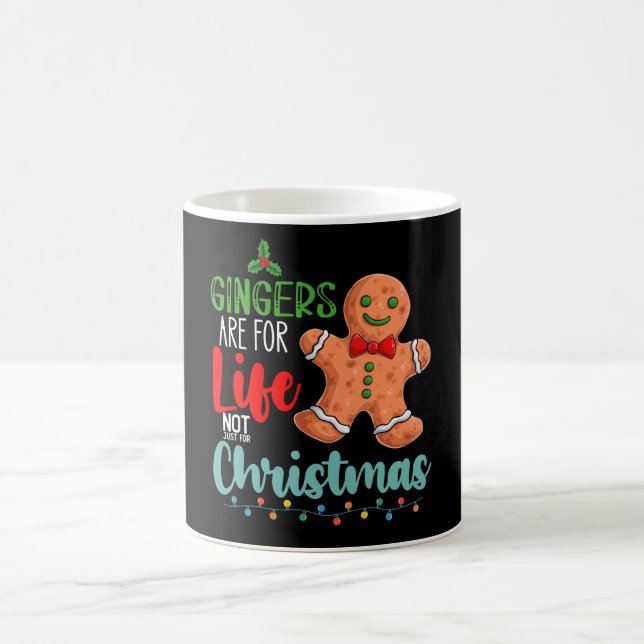 Ginger sind nicht nur zu Weihnachten fürs Leben Kaffeetasse (Mittel)