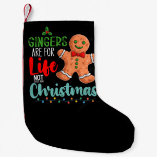Ginger sind nicht nur zu Weihnachten fürs Leben Kleiner Weihnachtsstrumpf