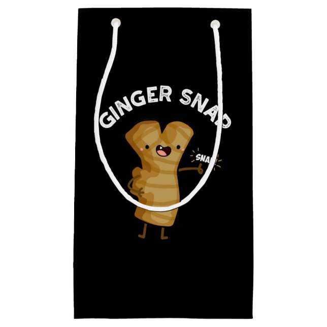 Ginger Snap Funny Food Kraut Gewürz Pub Dark BG Kleine Geschenktüte (Vorderseite)
