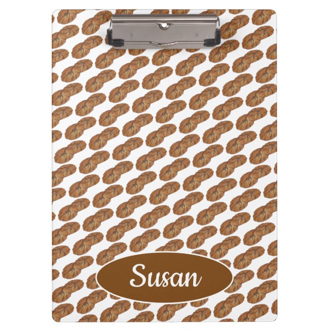 Ginger Snaps Gingernap Biscuit Ginger Nut Cookies Klemmbrett (Vorderseite)