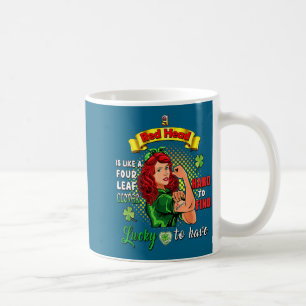 Ginger St. Patrick Tag Irische Frauen Glückliche R Kaffeetasse
