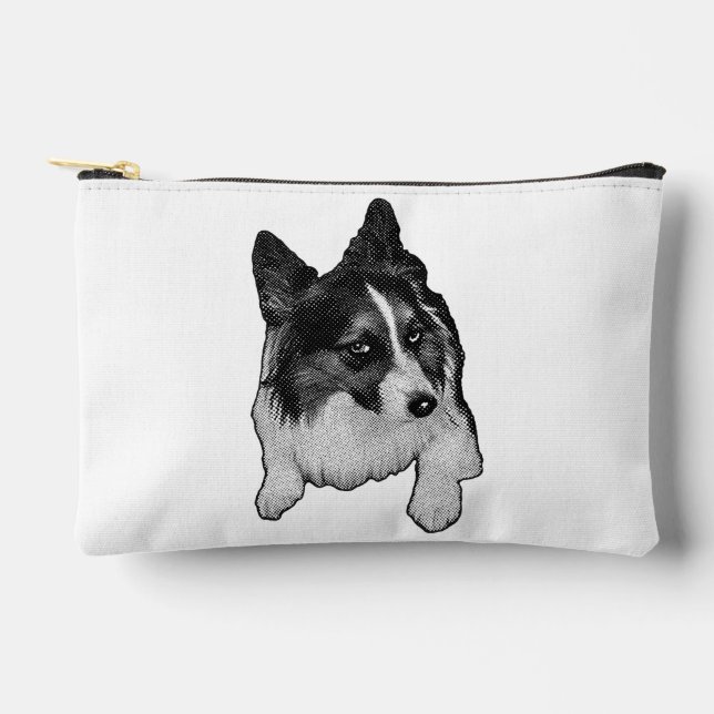 Ginger-Twirl Zip Pouch Zubehörtasche (Vorderseite)